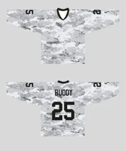 Custom White Camo Jersey