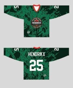 Hendrikx Green Elite Training Jersey White Pattern
