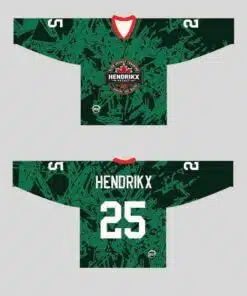Hendrikx Green Elite Training Jersey White Pattern