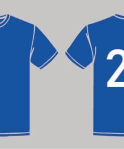 Alternative view of Custom Plain Football T-shirt