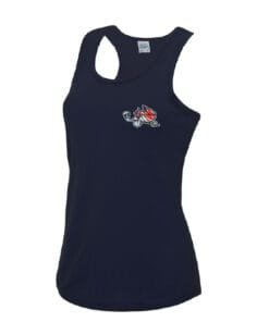JC015 RACER VEST NAVY BLANK